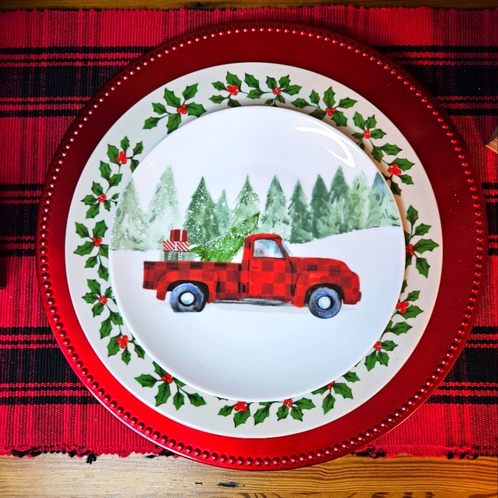 COPY - 3 PLATE Chrsitmas Set